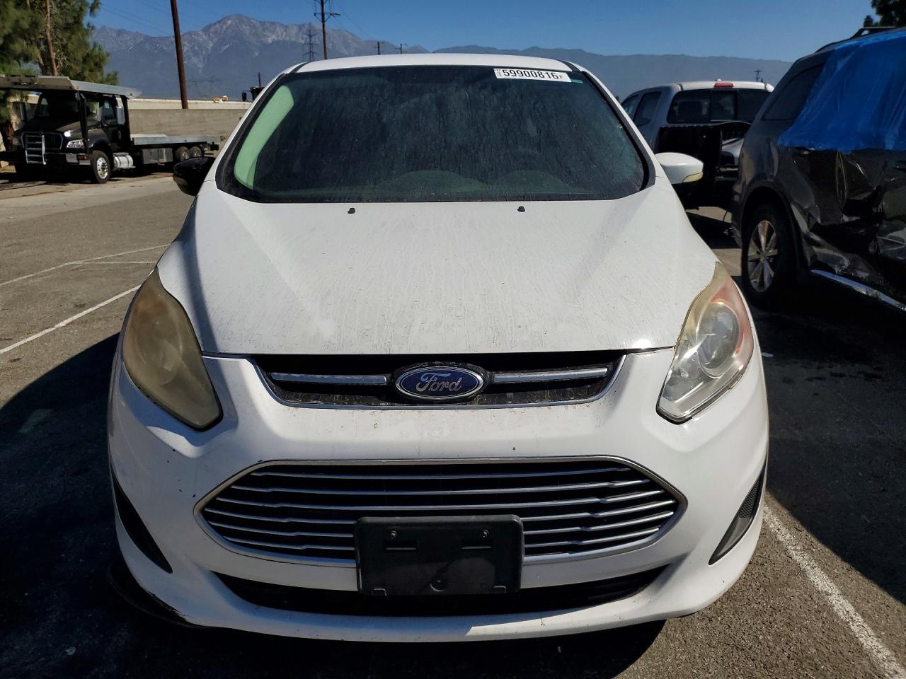 2013 Ford C-max Se White vin: 1FADP5AU4DL556978