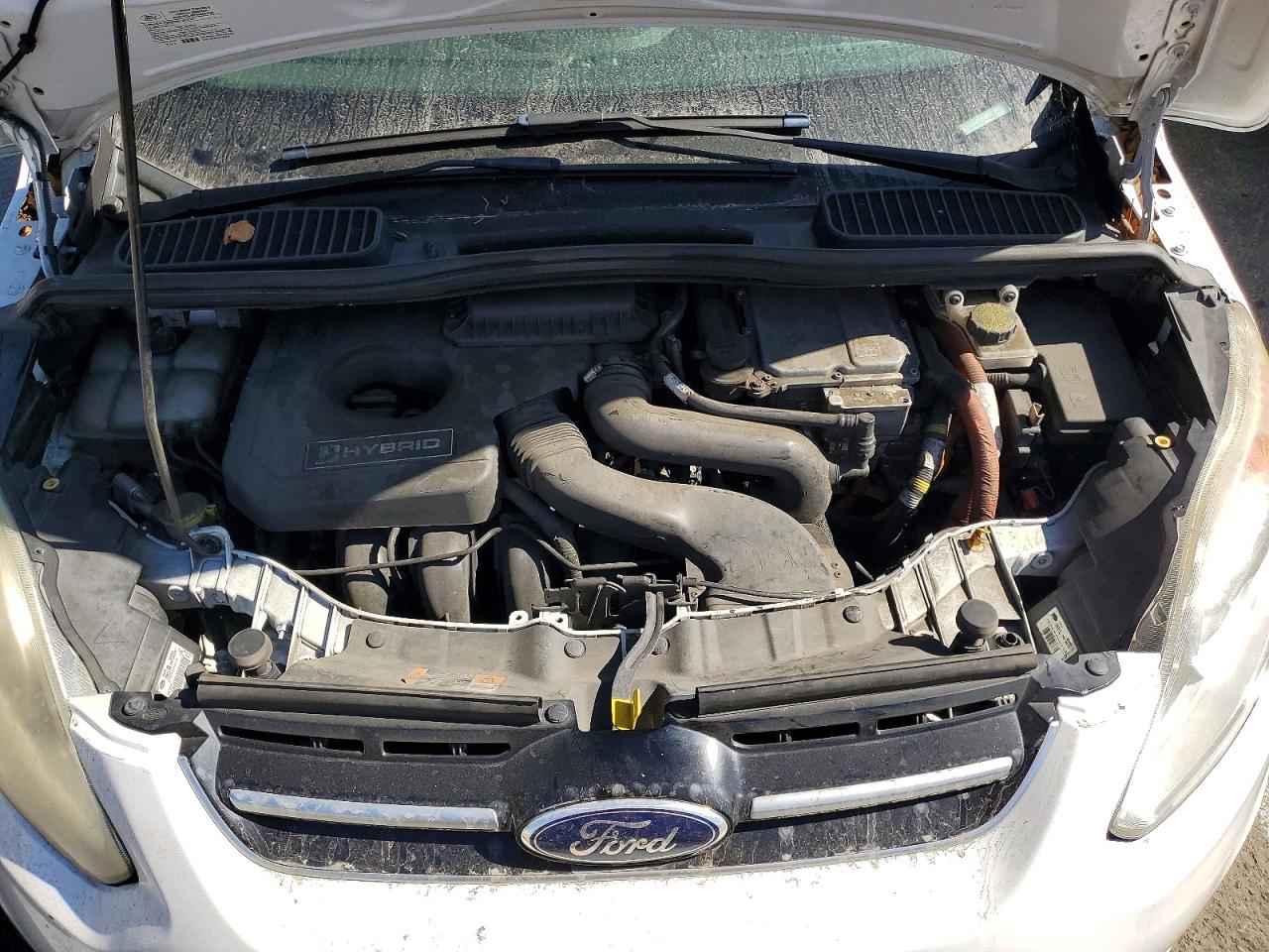 2013 Ford C-max Se White vin: 1FADP5AU4DL556978