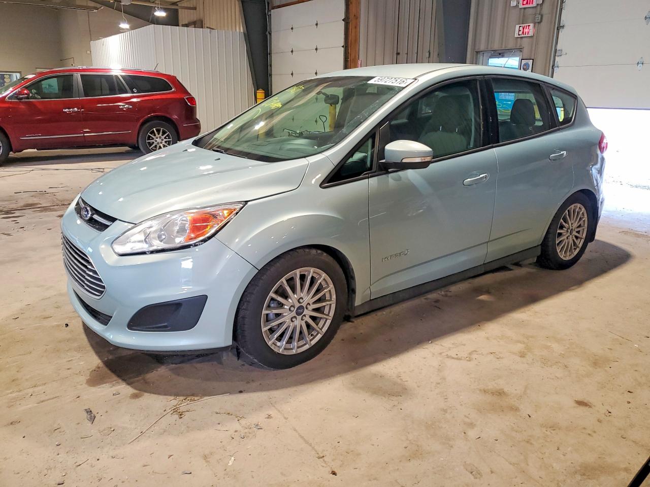2014 Ford C-max Se Teal vin: 1FADP5AU4EL500427