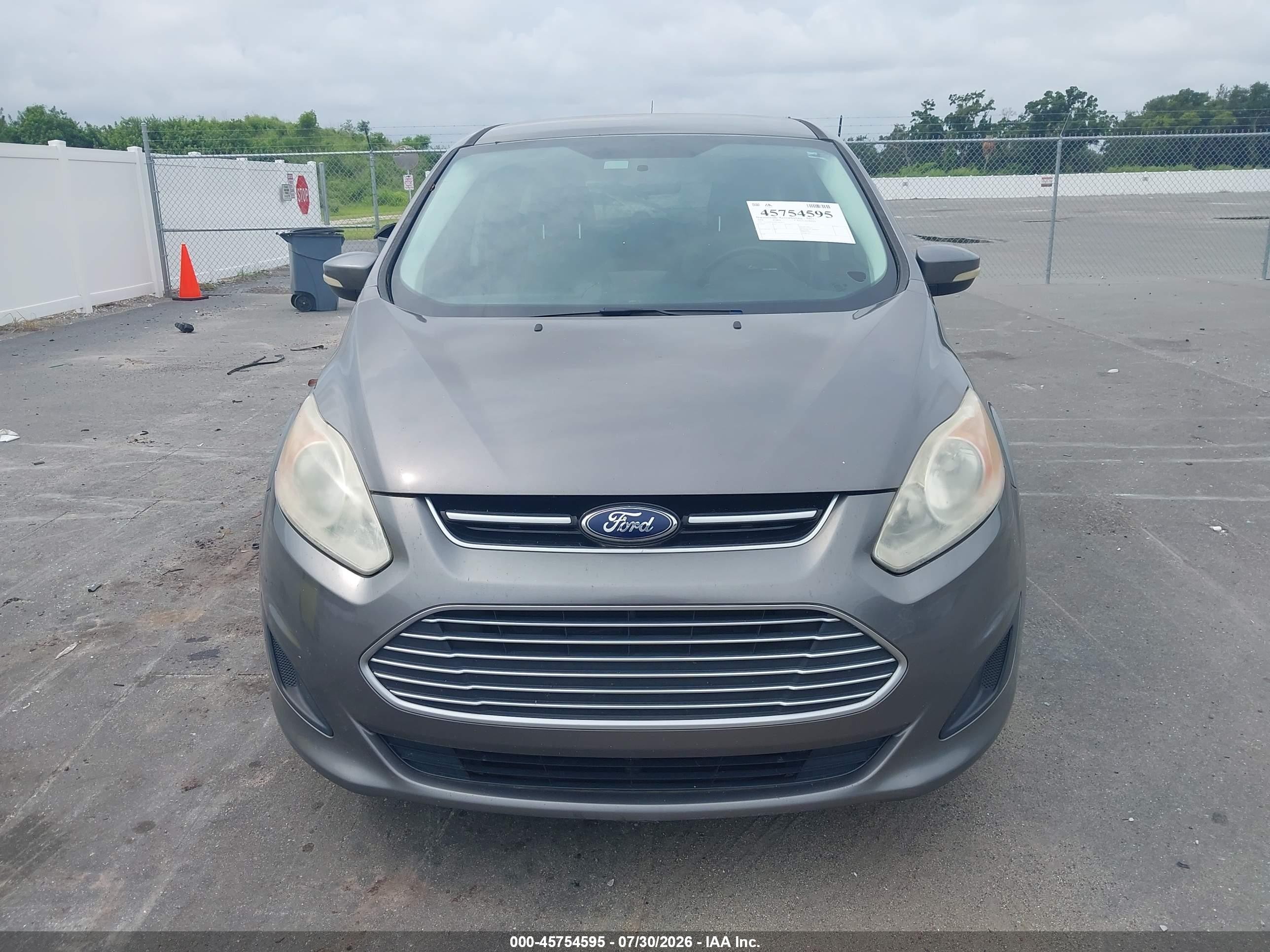 2014 Ford C-max Hybrid Se Gray vin: 1FADP5AU4EL505823