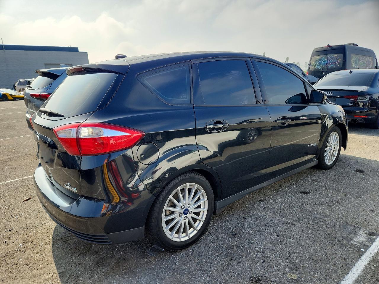 2014 Ford C-max Se Black vin: 1FADP5AU4EL506812