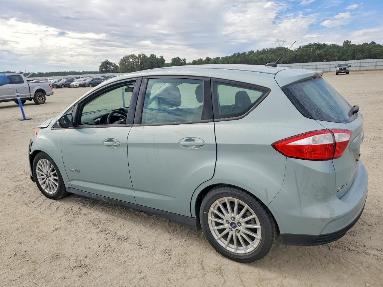 2014 Ford C-max Se Green vin: 1FADP5AU4EL517678