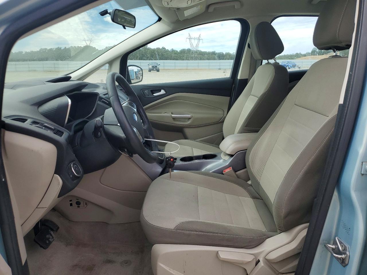 2014 Ford C-max Se Green vin: 1FADP5AU4EL517678