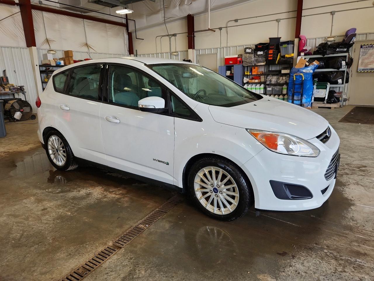 2015 Ford C-max Se White vin: 1FADP5AU4FL101373