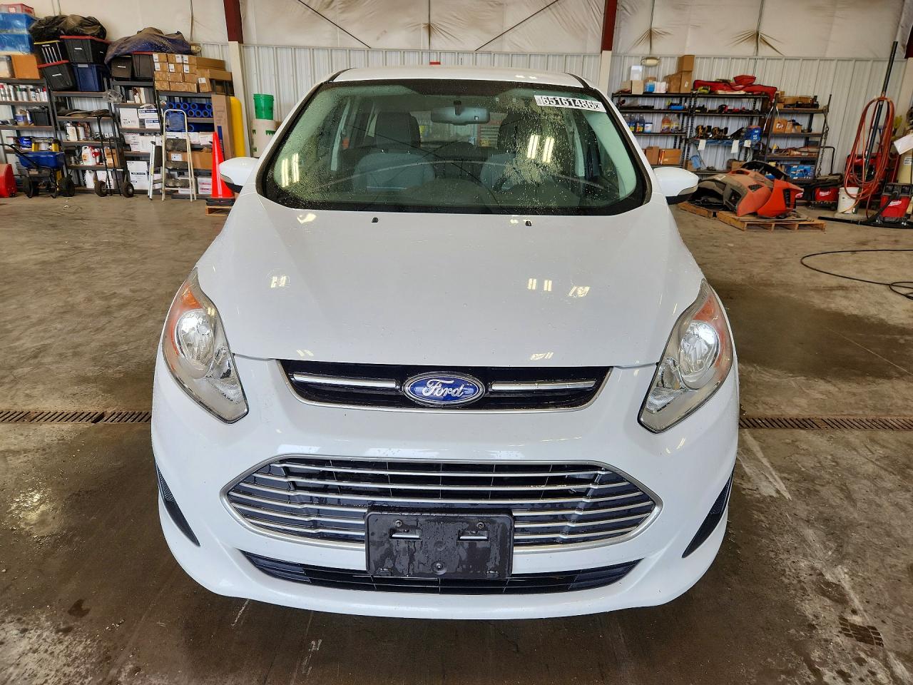 2015 Ford C-max Se White vin: 1FADP5AU4FL101373