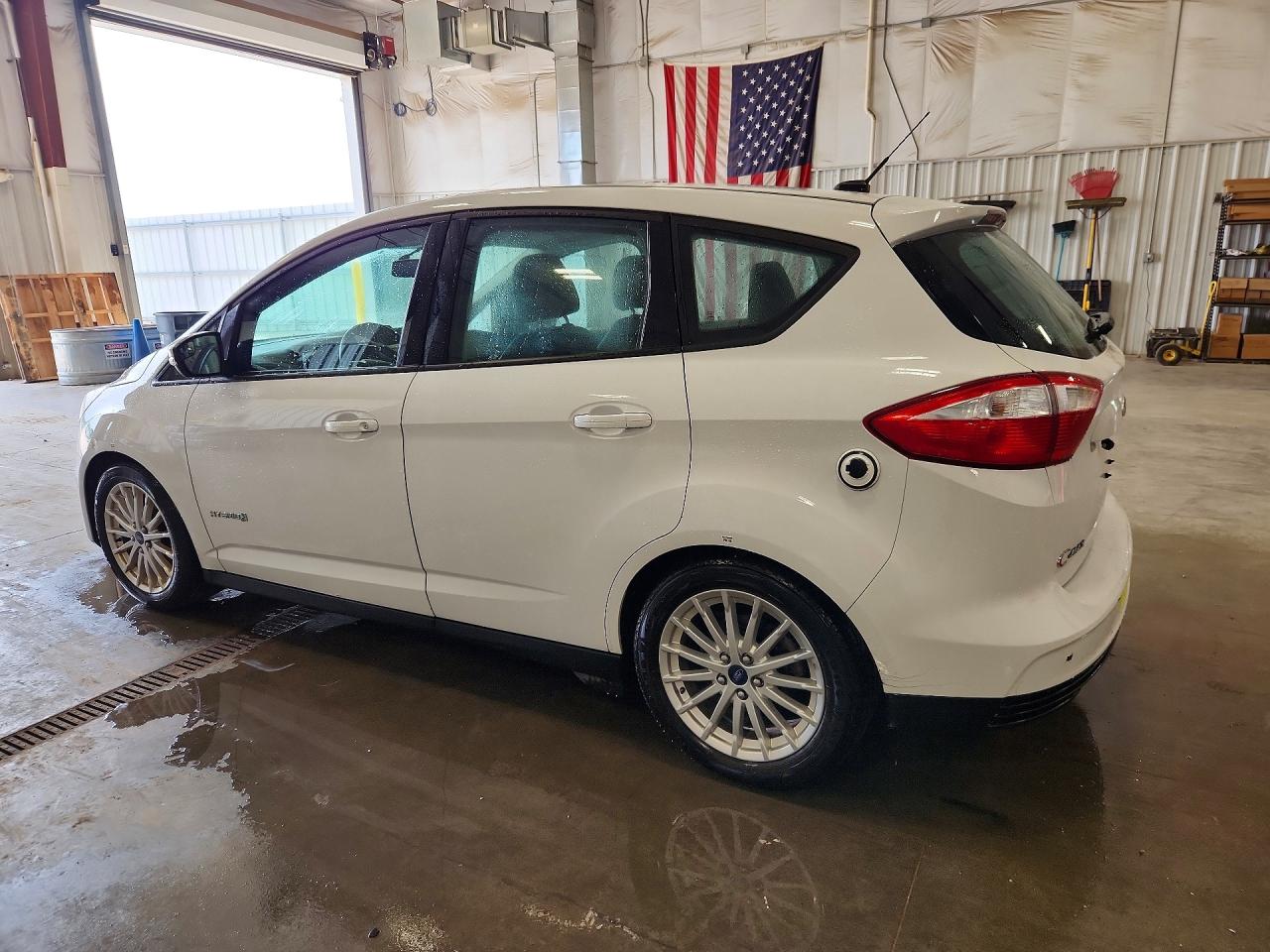2015 Ford C-max Se White vin: 1FADP5AU4FL101373