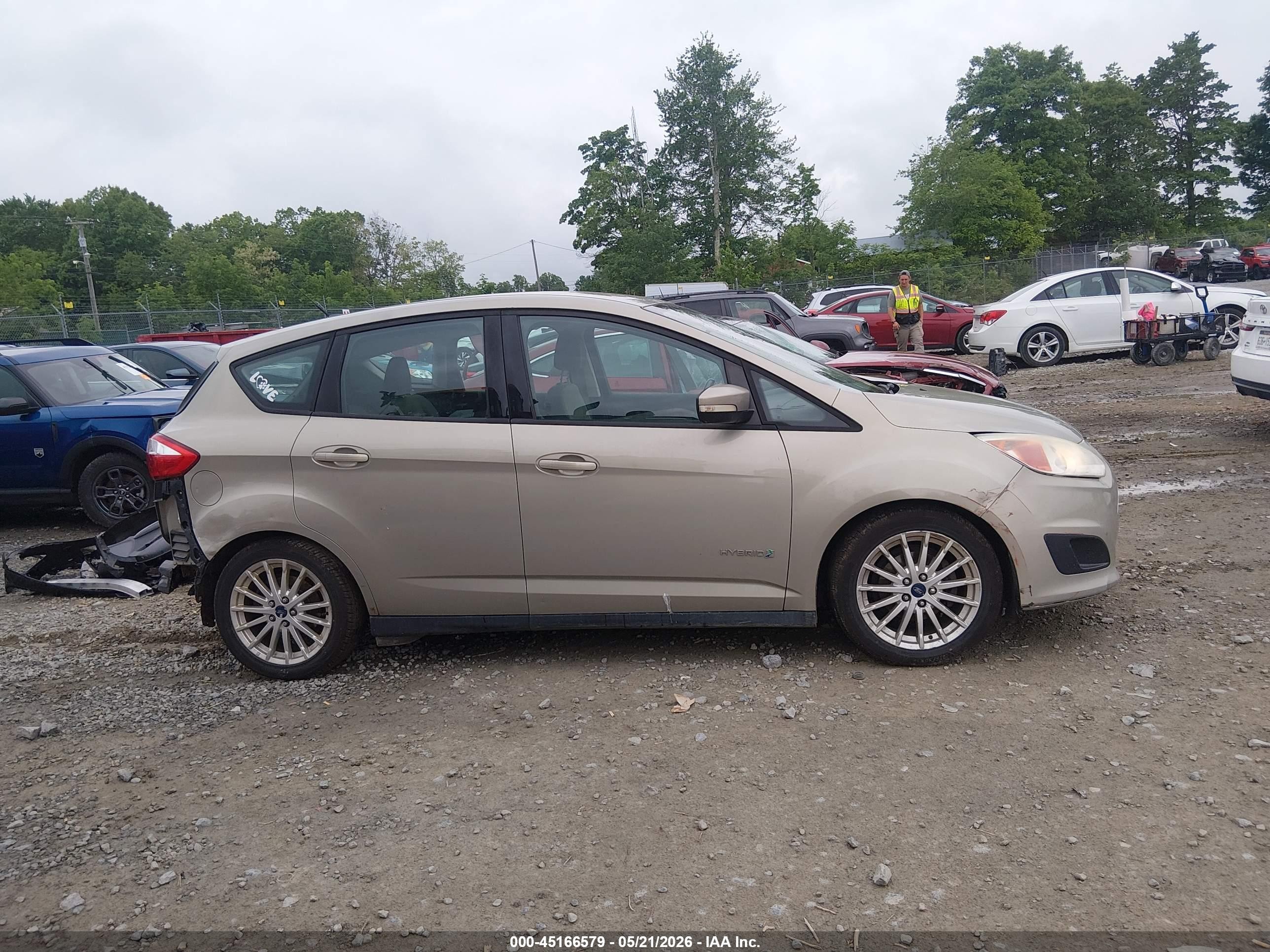 2015 Ford C-max Hybrid Se Gold vin: 1FADP5AU4FL119596