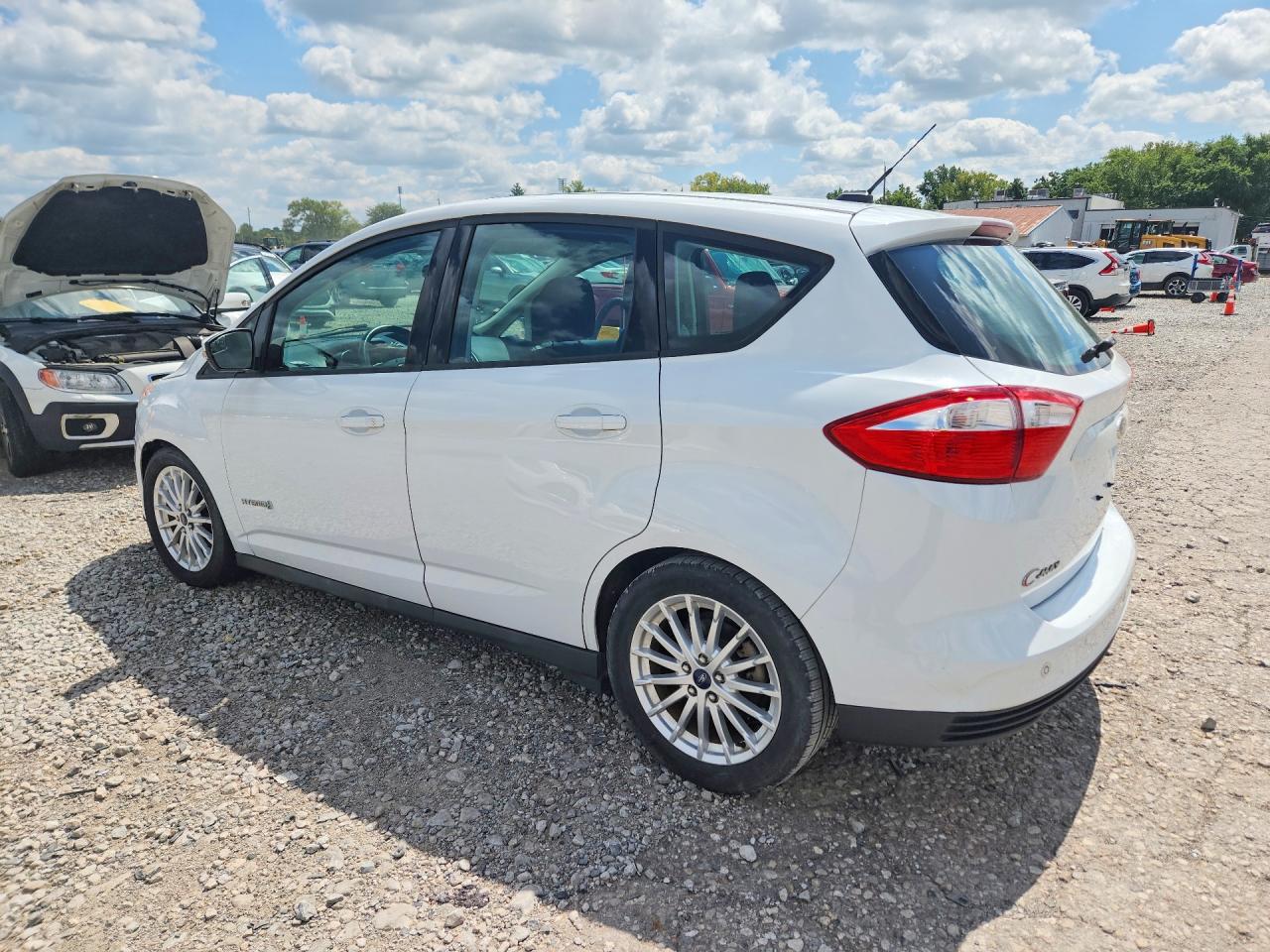 2015 Ford C-max Se White vin: 1FADP5AU4FL121171
