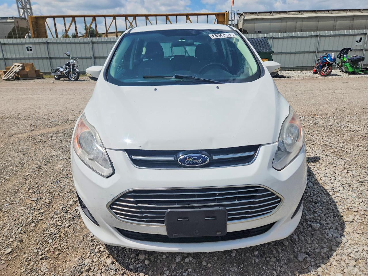 2015 Ford C-max Se White vin: 1FADP5AU4FL121171