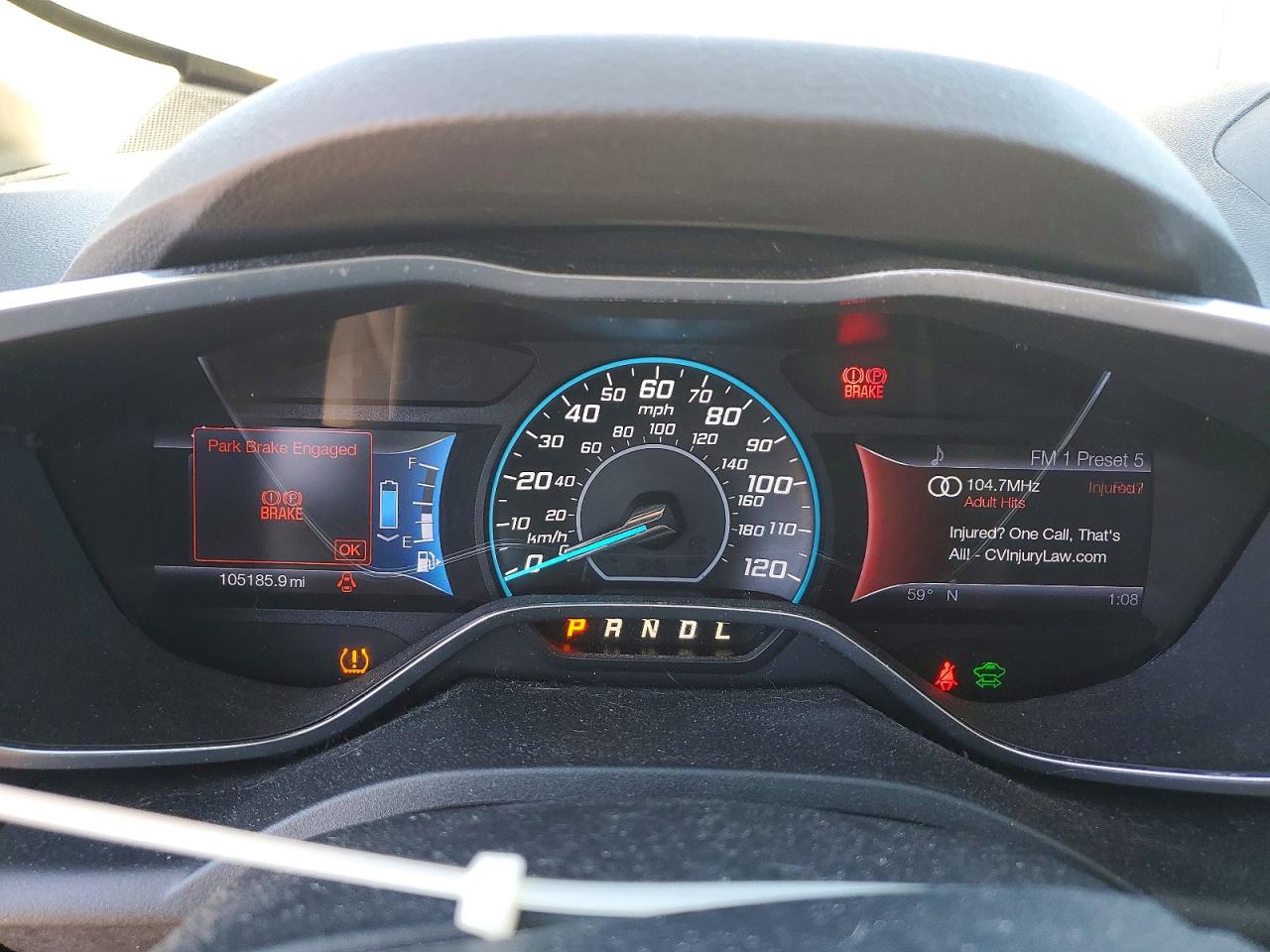 2013 Ford C-max Se Серый vin: 1FADP5AU5DL501360