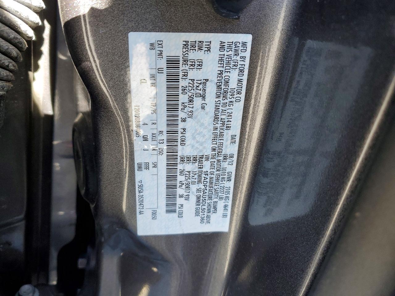 2013 Ford C-max Se Серый vin: 1FADP5AU5DL501360