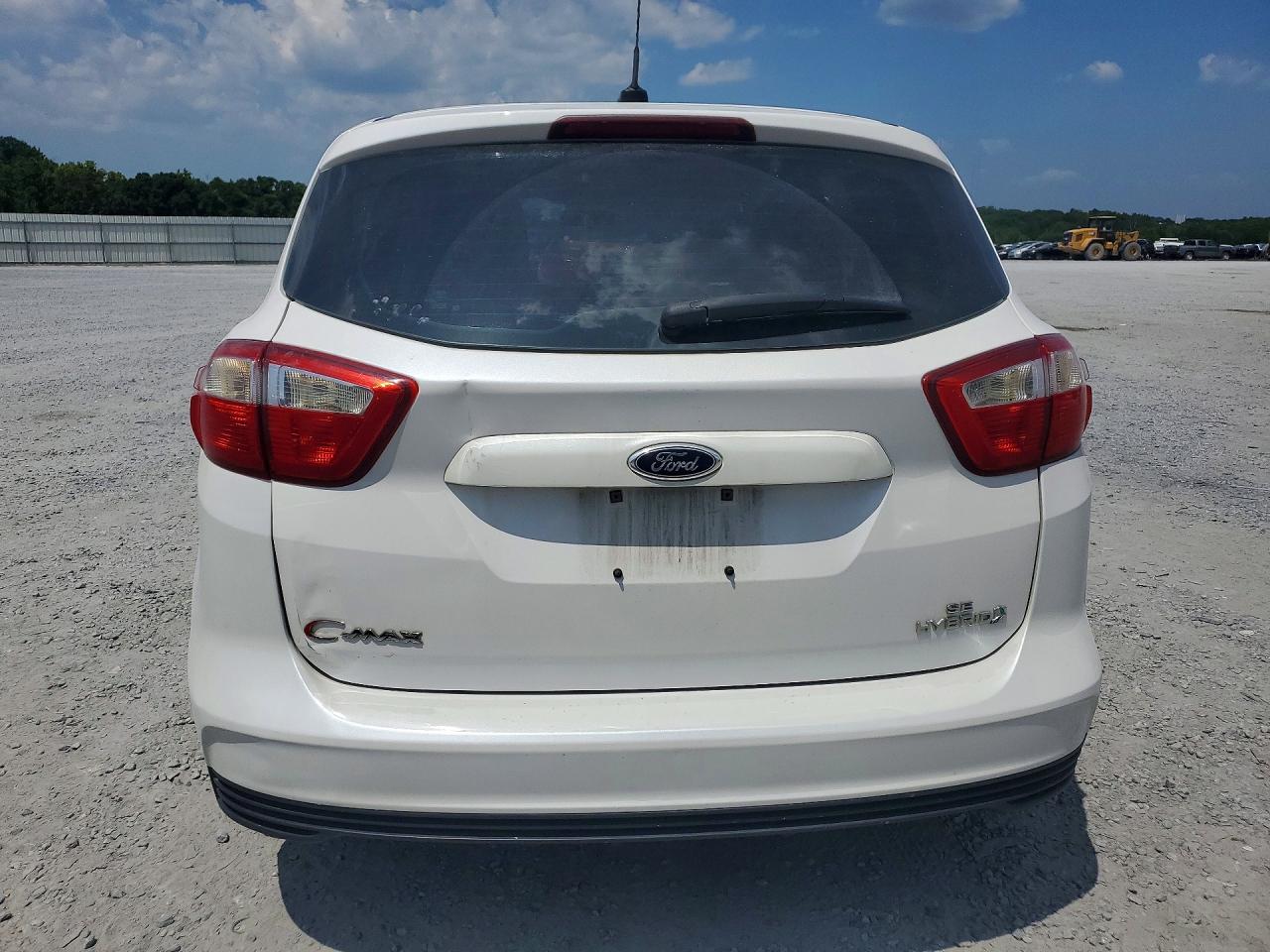 2013 Ford C-max Se White vin: 1FADP5AU5DL506977