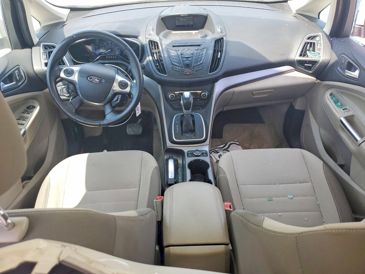 2013 Ford C-max Se White vin: 1FADP5AU5DL506977