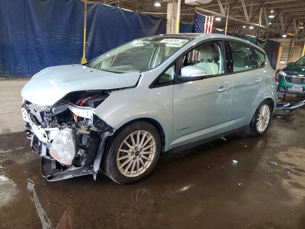 2013 Ford C-max Se Синий vin: 1FADP5AU5DL523536