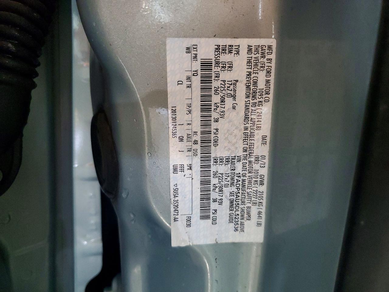 2013 Ford C-max Se Синий vin: 1FADP5AU5DL523536