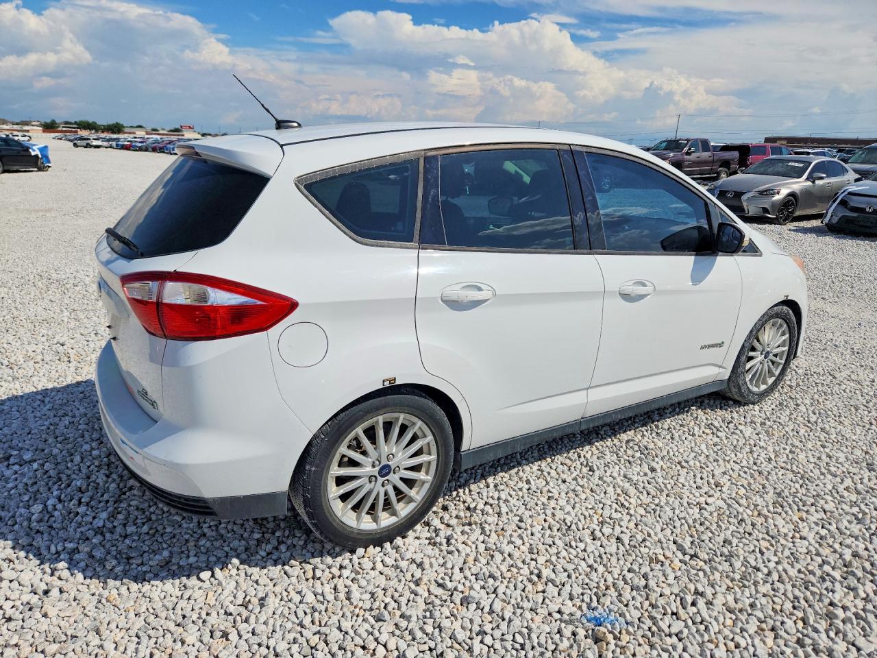 2013 Ford C-max Se White vin: 1FADP5AU5DL524492