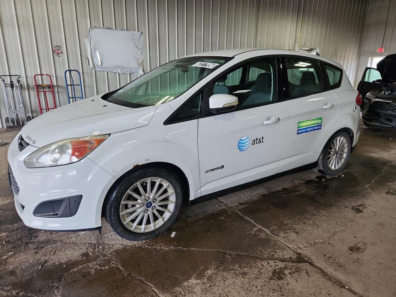 2013 Ford C-max Se Белый vin: 1FADP5AU5DL524511 Damage: Left Front Fender, Rust, 1 To 2 Inches