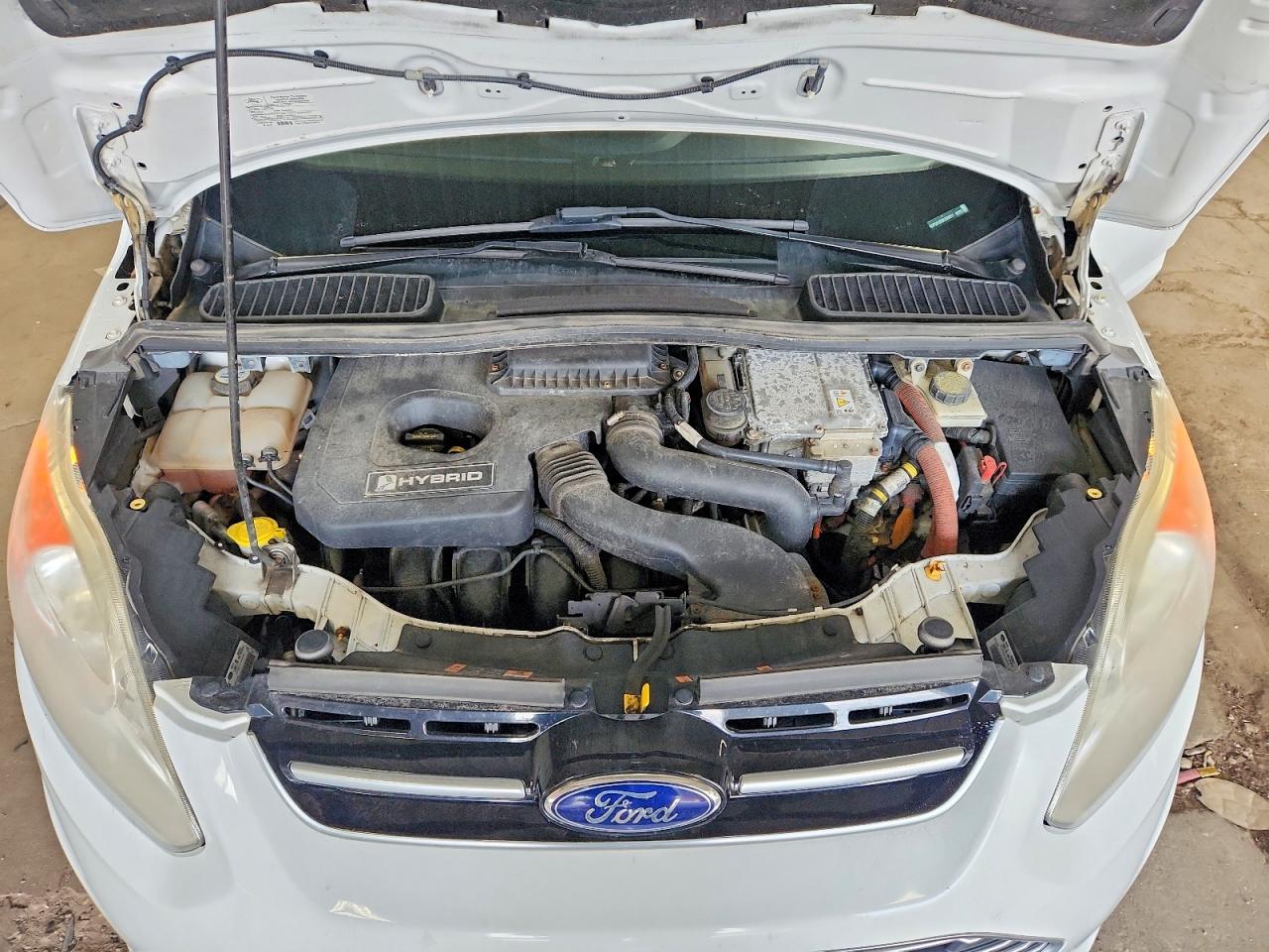 2013 Ford C-max Se Белый vin: 1FADP5AU5DL524511