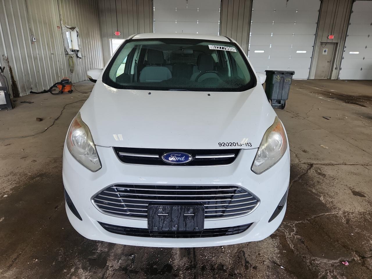 2013 Ford C-max Se Белый vin: 1FADP5AU5DL524511 Damage: Left Head Lamp, Faded, Repair Required