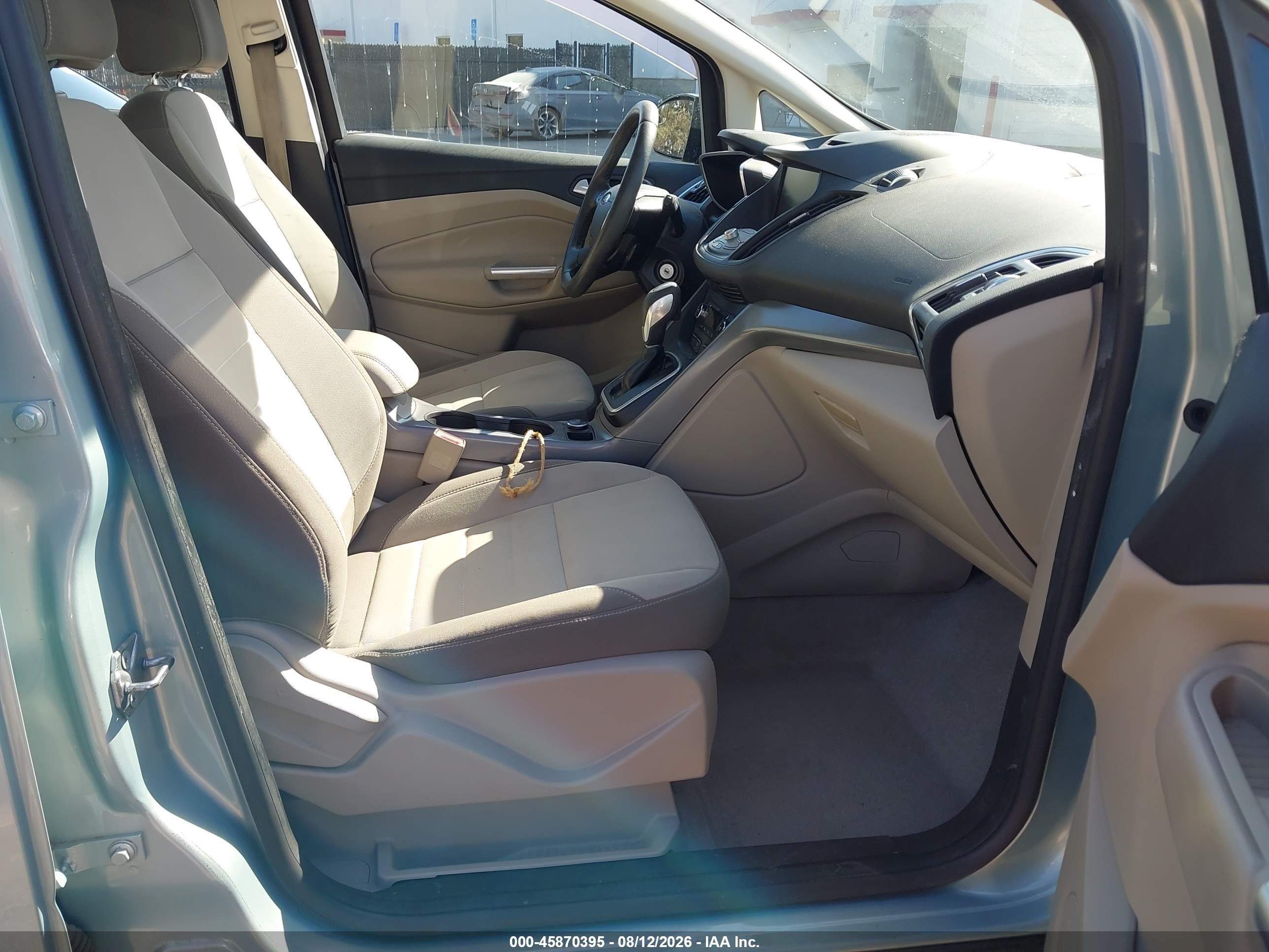 2013 Ford C-max Hybrid Se Blue vin: 1FADP5AU5DL537050