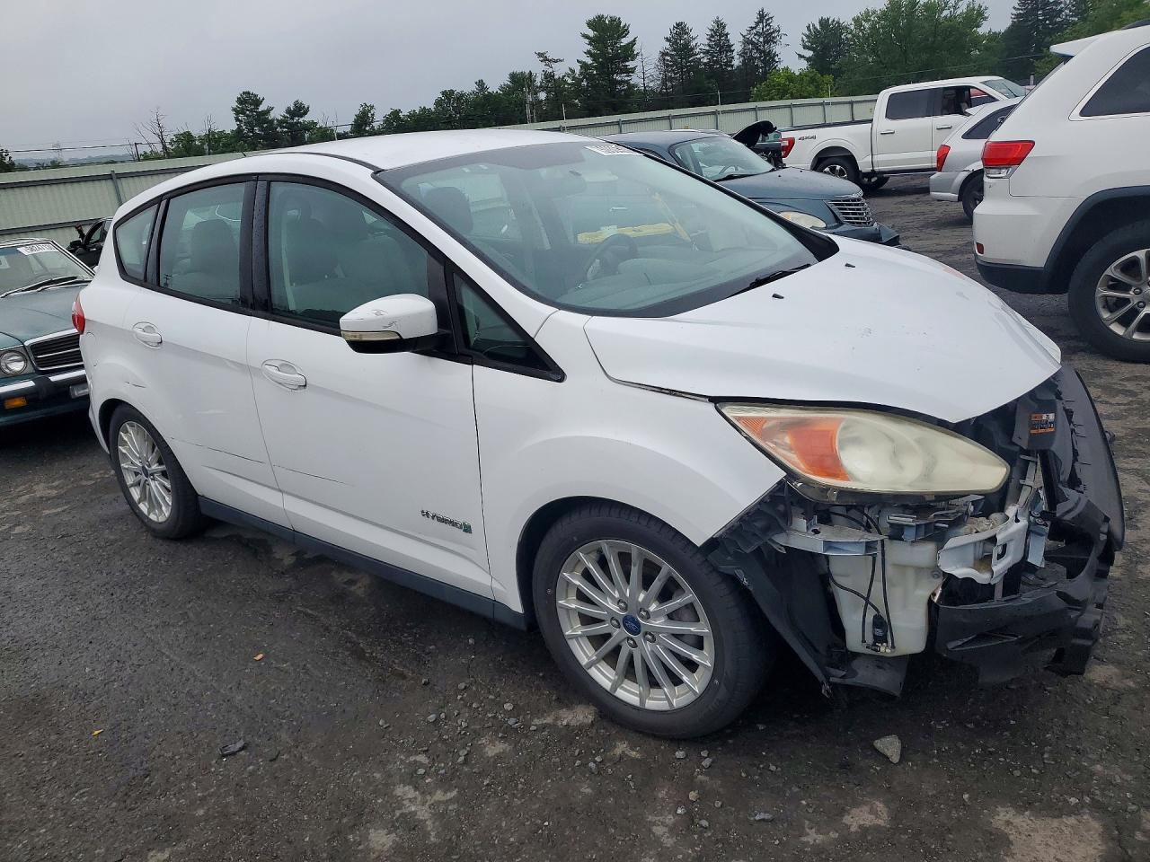 2013 Ford C-max Se Белый vin: 1FADP5AU5DL541647