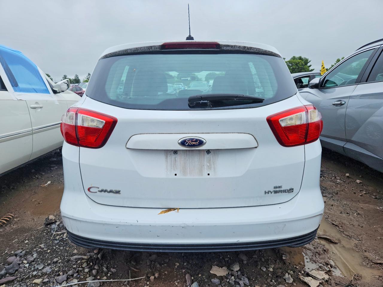 2013 Ford C-max Se Белый vin: 1FADP5AU5DL541647