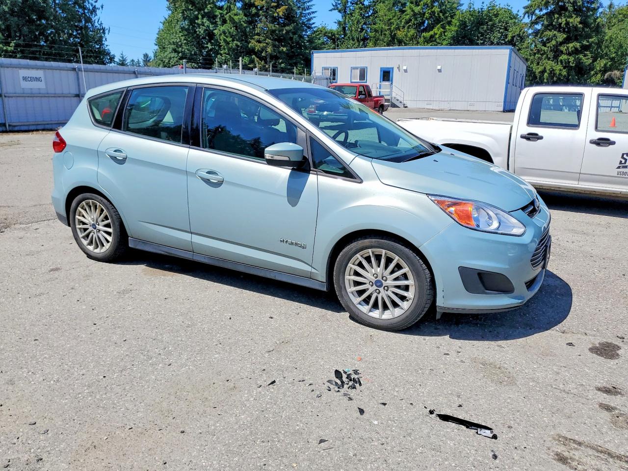 2013 Ford C-max Se Green vin: 1FADP5AU5DL544970