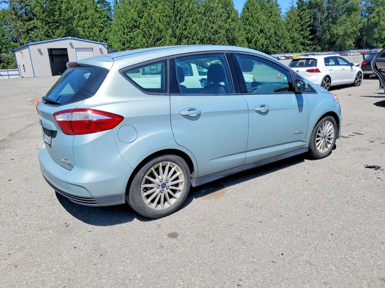 2013 Ford C-max Se Green vin: 1FADP5AU5DL544970