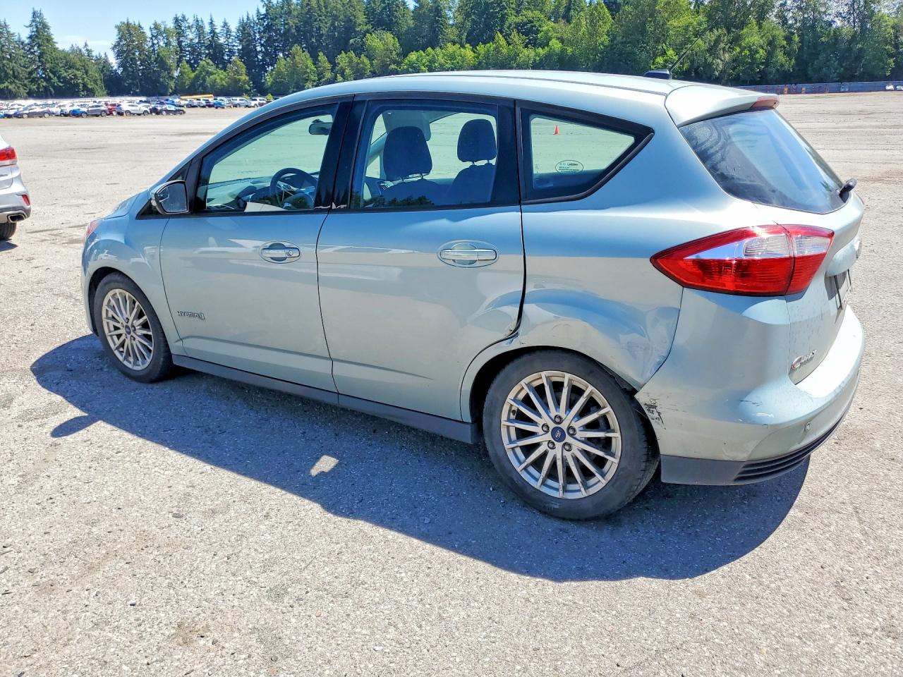 2013 Ford C-max Se Green vin: 1FADP5AU5DL544970