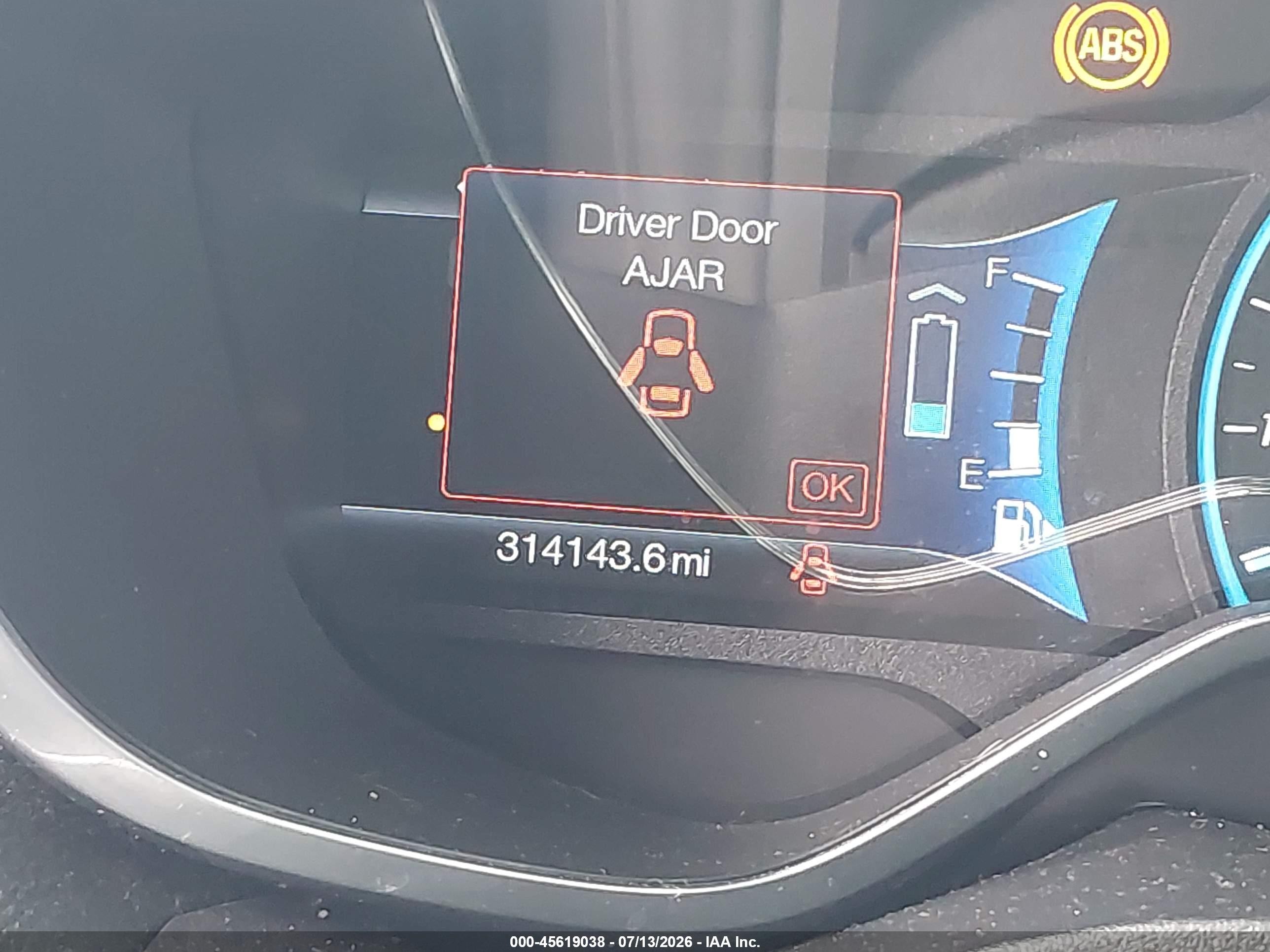 2013 Ford C-max Hybrid Se Silver vin: 1FADP5AU5DL554723