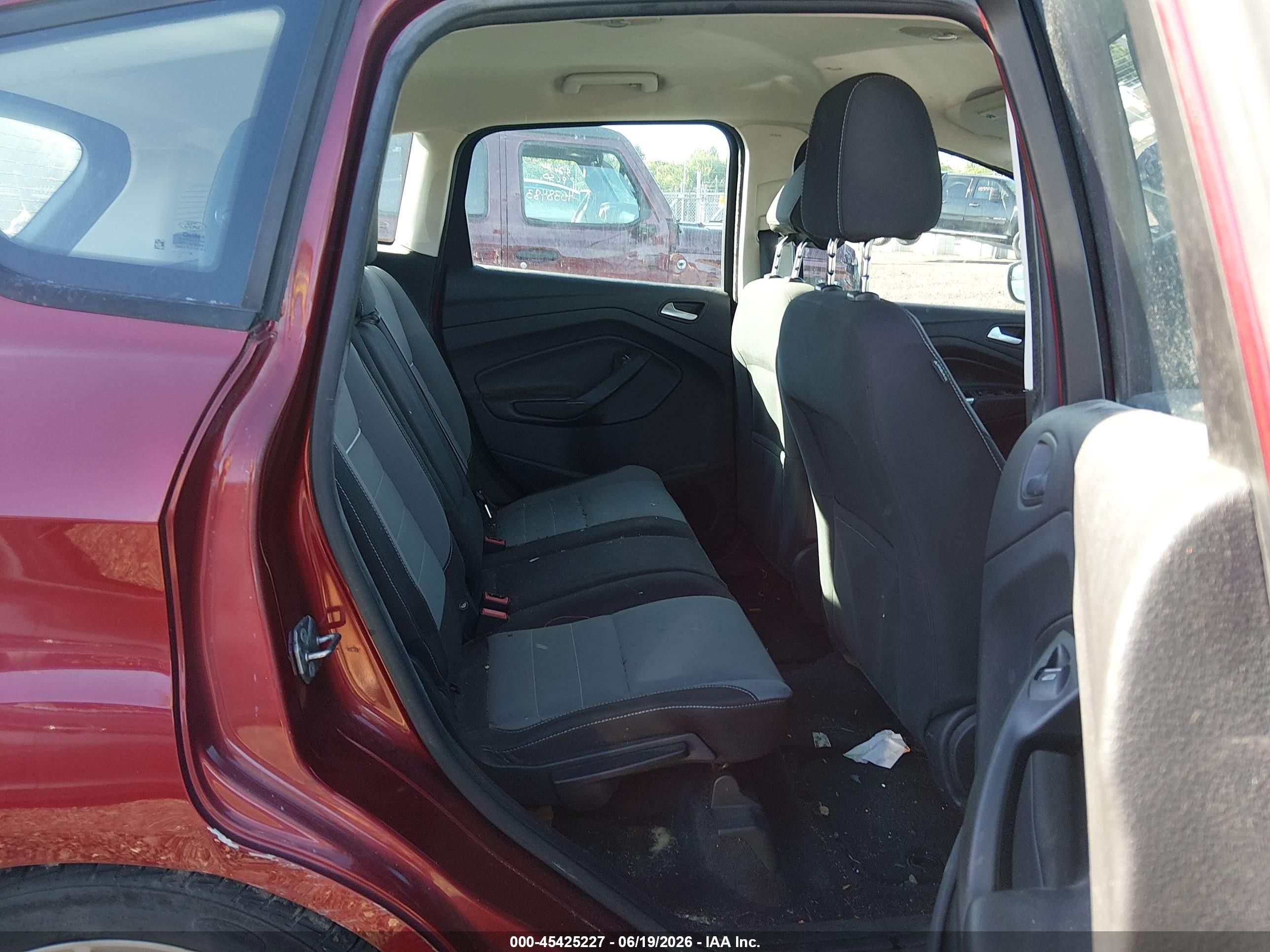 2014 Ford C-max Hybrid Se Maroon vin: 1FADP5AU5EL501201