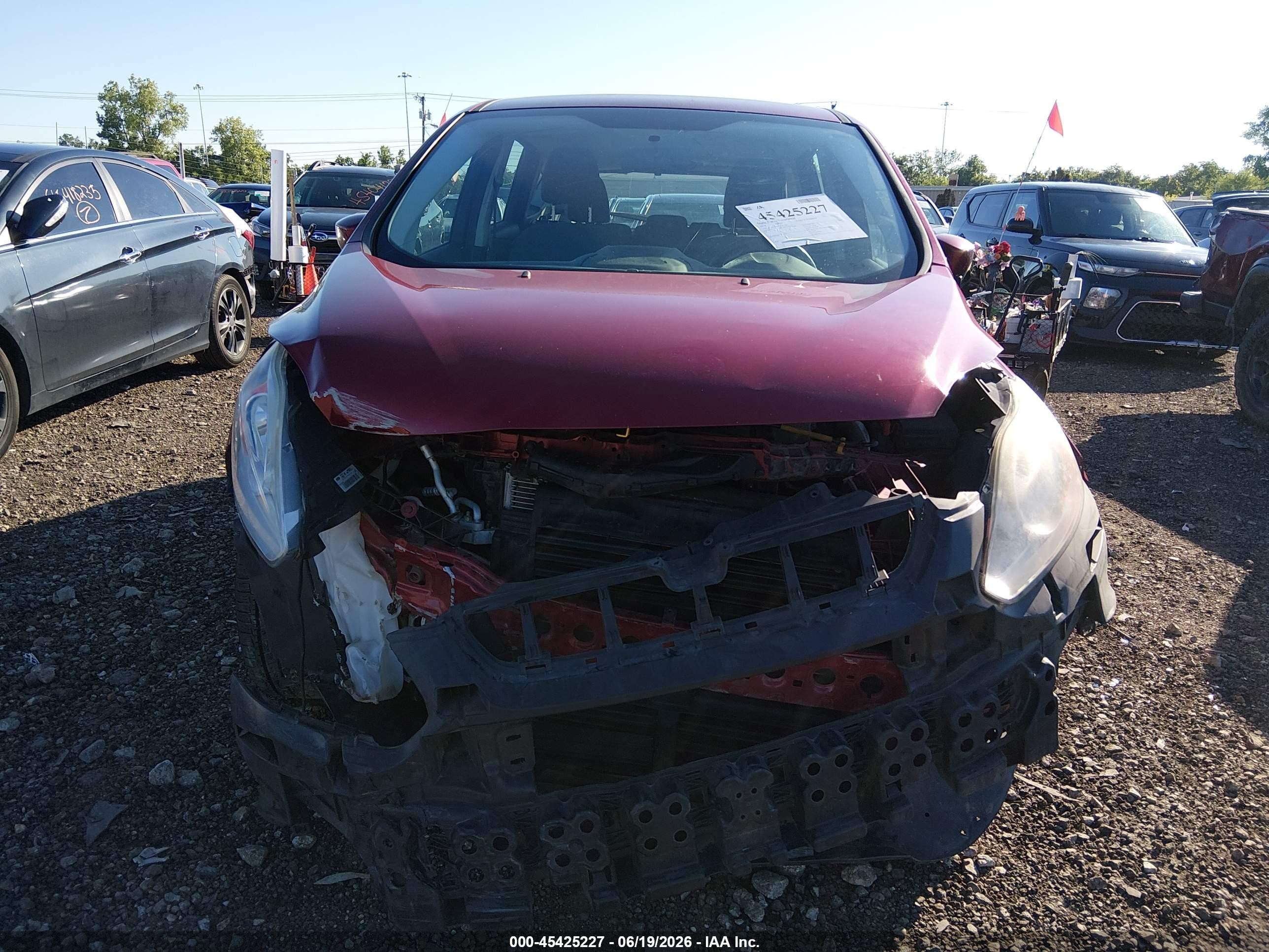 2014 Ford C-max Hybrid Se Maroon vin: 1FADP5AU5EL501201