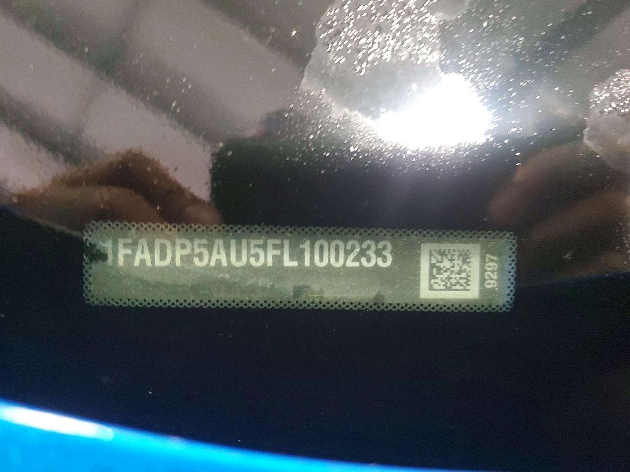 2015 Ford C-max Se Blue vin: 1FADP5AU5FL100233