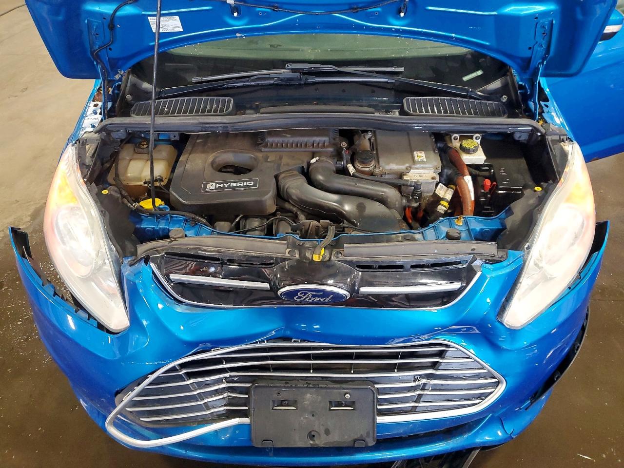 2015 Ford C-max Se Blue vin: 1FADP5AU5FL100233