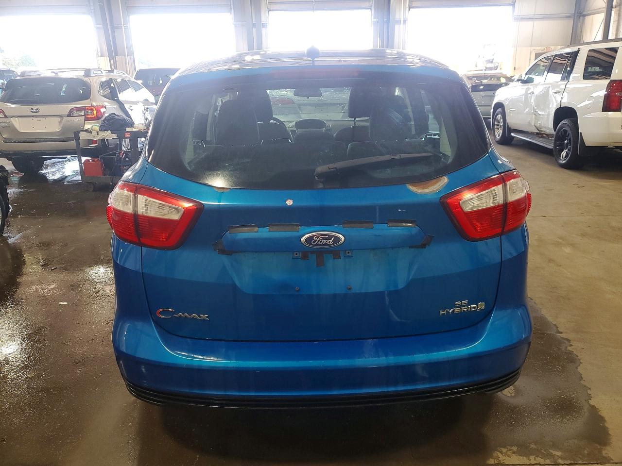 2015 Ford C-max Se Blue vin: 1FADP5AU5FL100233