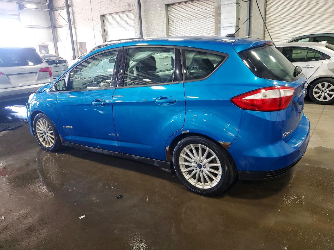 2015 Ford C-max Se Blue vin: 1FADP5AU5FL100233