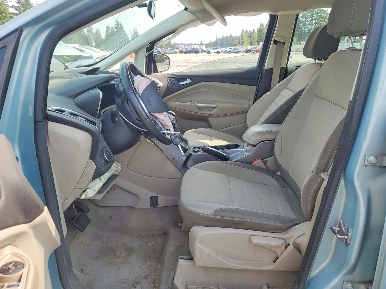 2013 Ford C-max Se Blue vin: 1FADP5AU6DL519186
