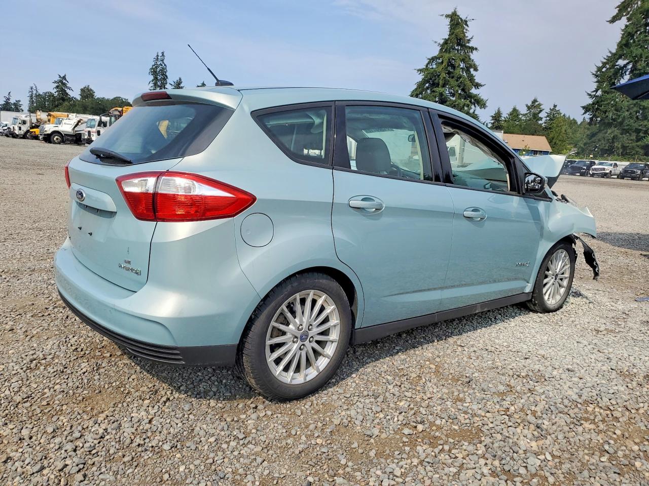 2013 Ford C-max Se Blue vin: 1FADP5AU6DL519186