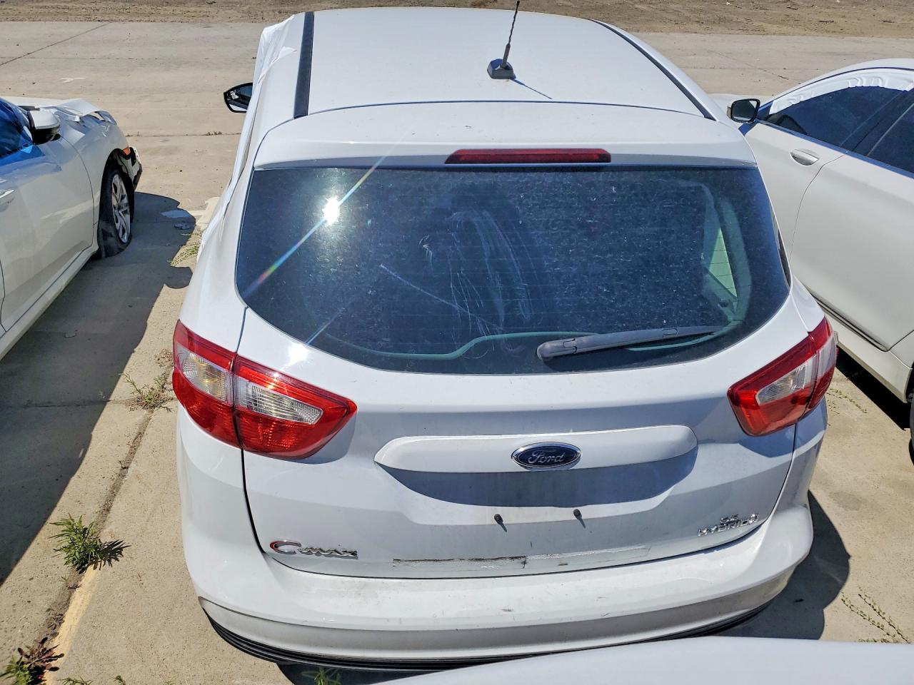 2013 Ford C-max Se White vin: 1FADP5AU6DL524419