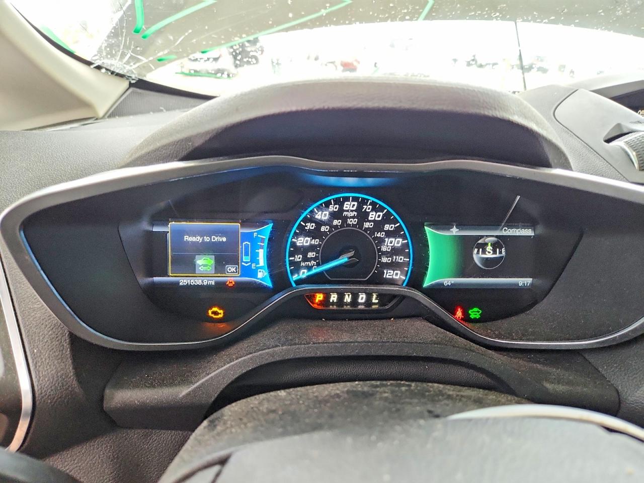 2013 Ford C-max Se Silver vin: 1FADP5AU6DL529152