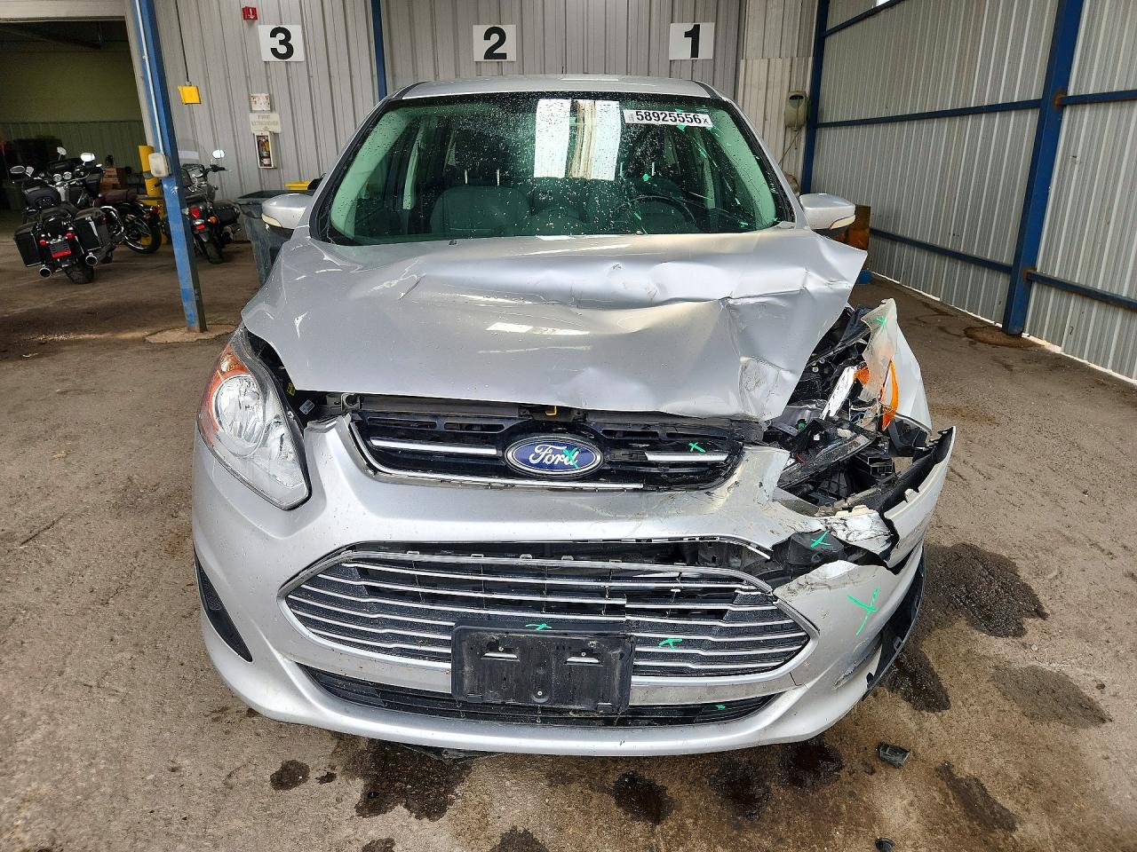 2013 Ford C-max Se Silver vin: 1FADP5AU6DL529152
