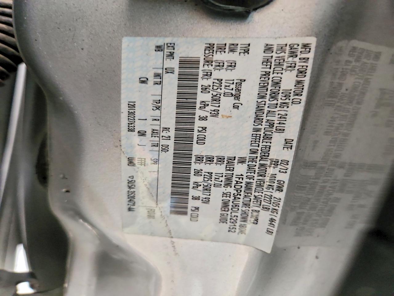 2013 Ford C-max Se Silver vin: 1FADP5AU6DL529152