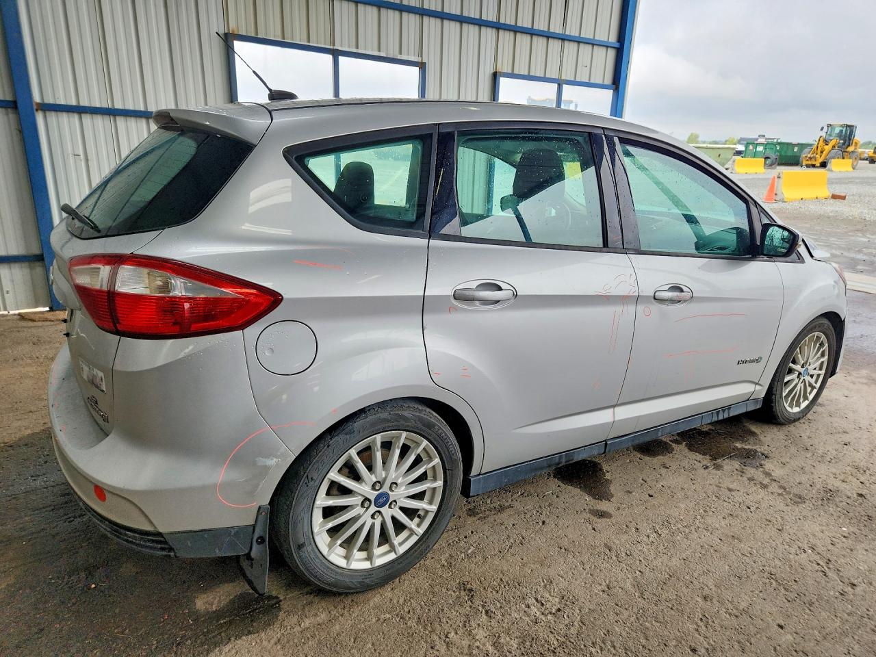 2013 Ford C-max Se Silver vin: 1FADP5AU6DL529152