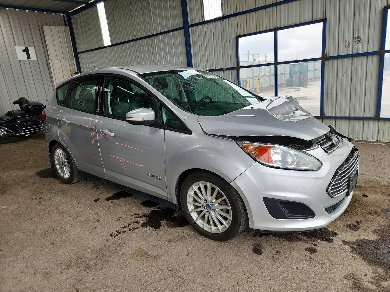 2013 Ford C-max Se Silver vin: 1FADP5AU6DL529152