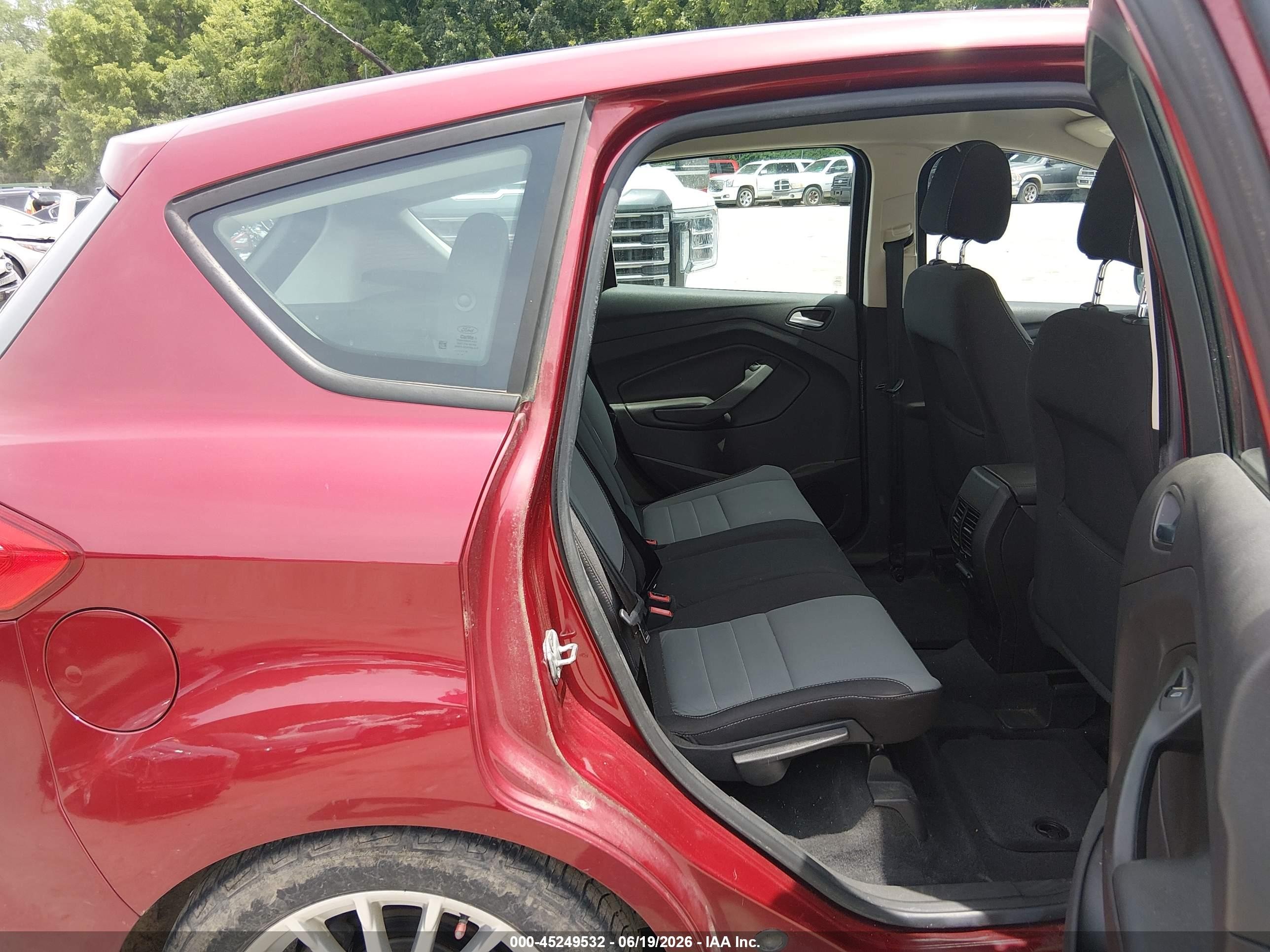 2013 Ford C-max Hybrid Se Красный vin: 1FADP5AU6DL534657