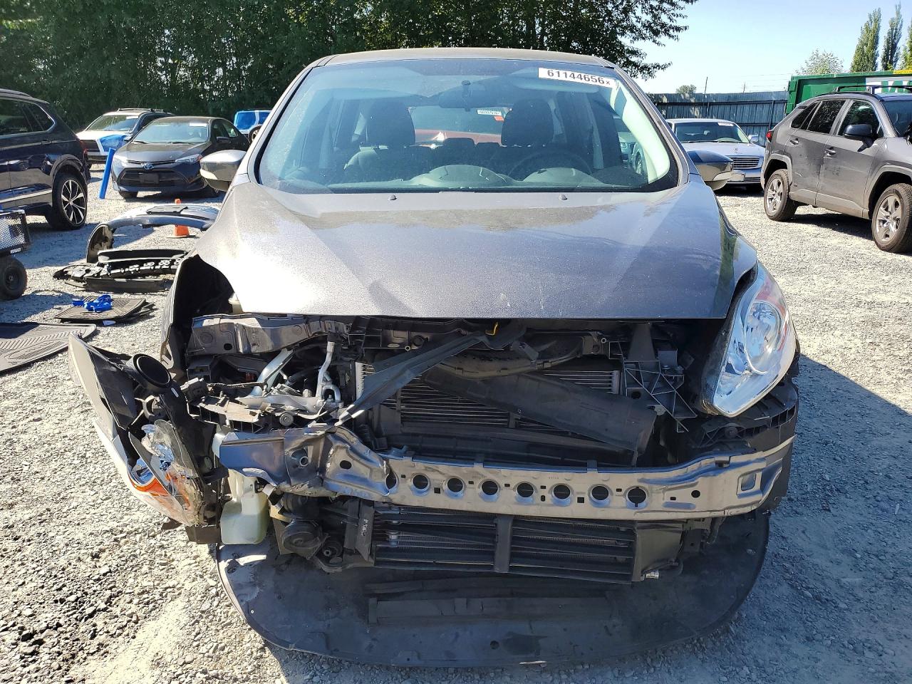 2014 Ford C-max Se Gray vin: 1FADP5AU6EL500123