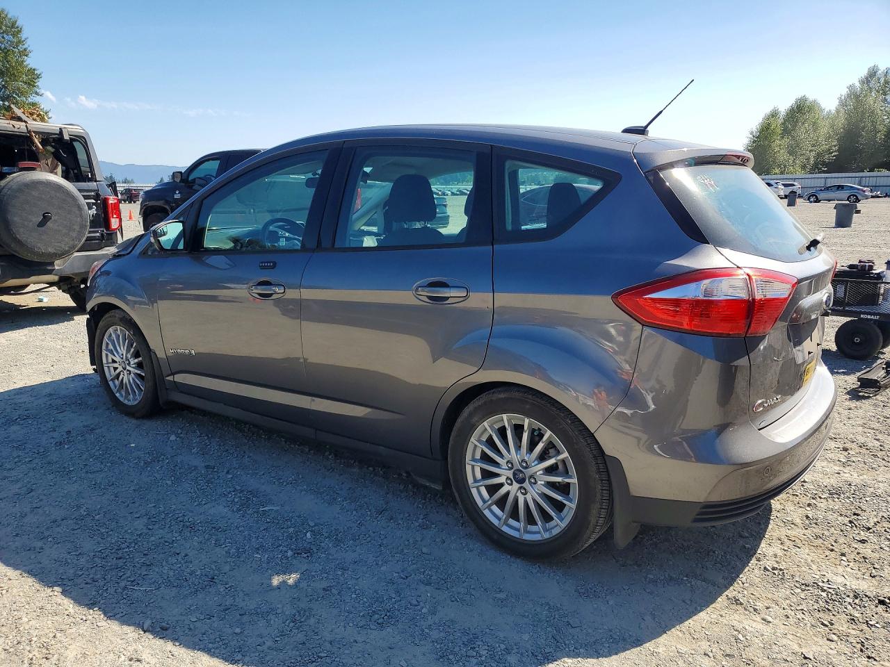 2014 Ford C-max Se Gray vin: 1FADP5AU6EL500123