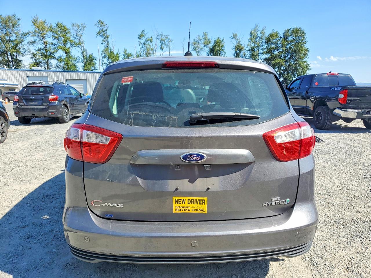 2014 Ford C-max Se Gray vin: 1FADP5AU6EL500123