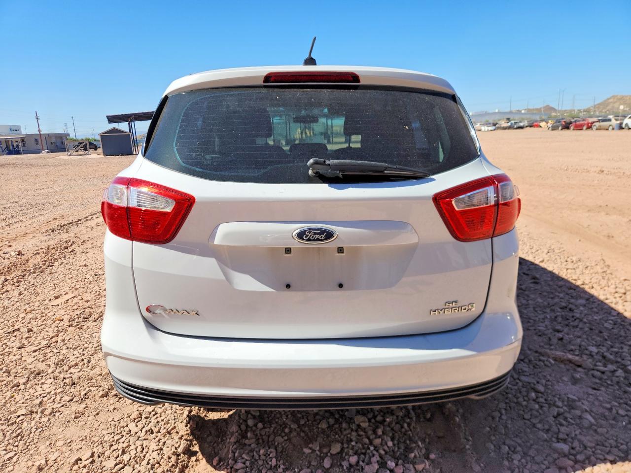 2015 Ford C-max Se White vin: 1FADP5AU6FL115114
