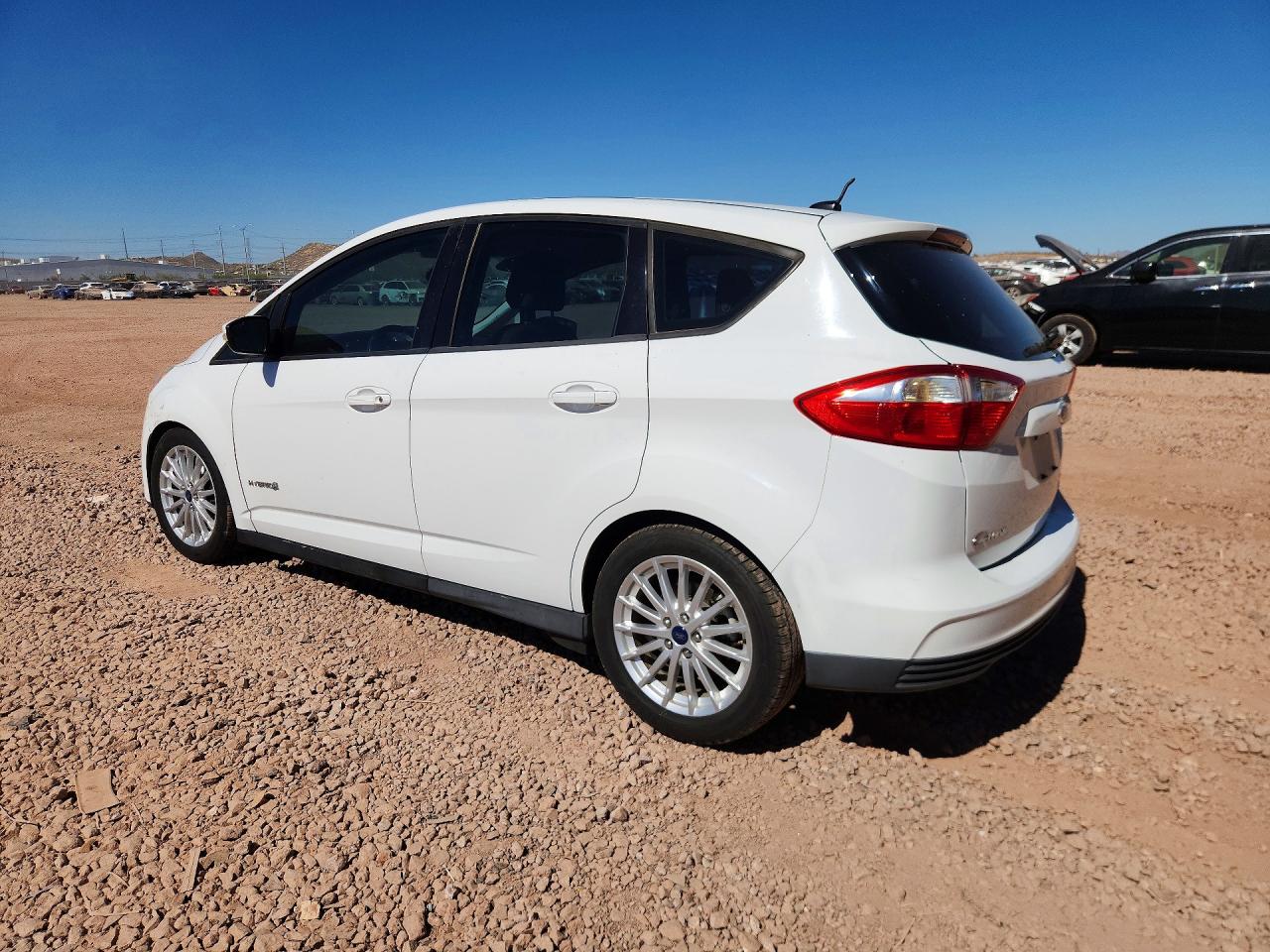2015 Ford C-max Se White vin: 1FADP5AU6FL115114